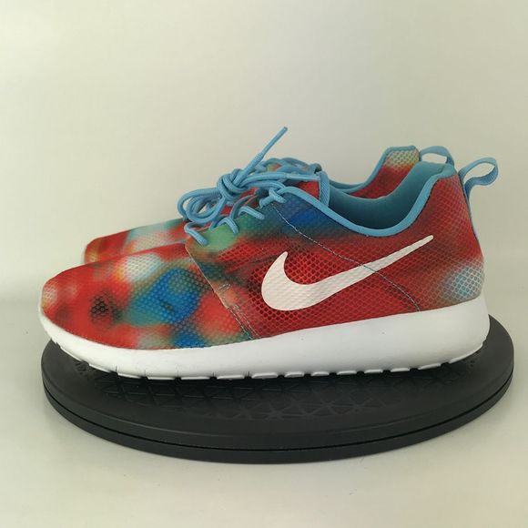 Nike Roshe Run 'Rainbow Sherbet' Running Shoes 705486-400 Women's Size 8.5 (7Y) - Picture 8 of 12